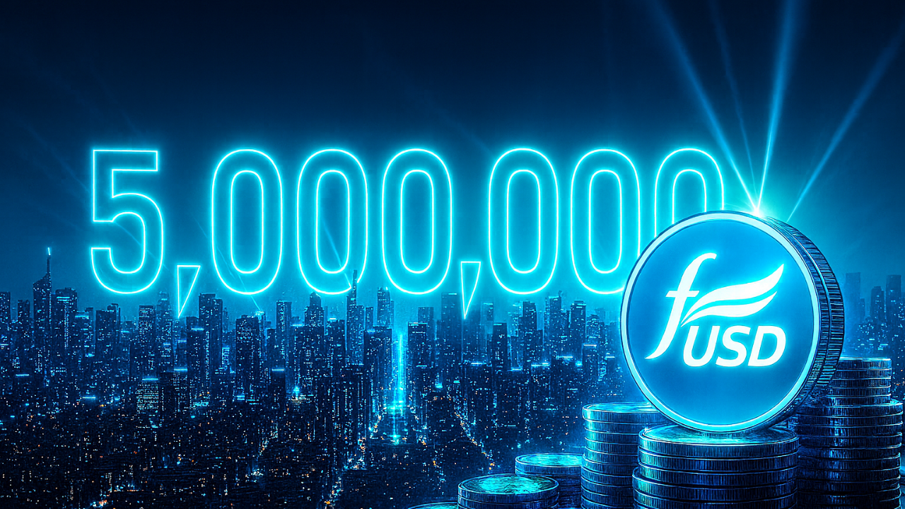 Freedom Dollar (fUSD) Surpasses 5 Million Minted — Averaging Over 1 Million Adoption Per Month