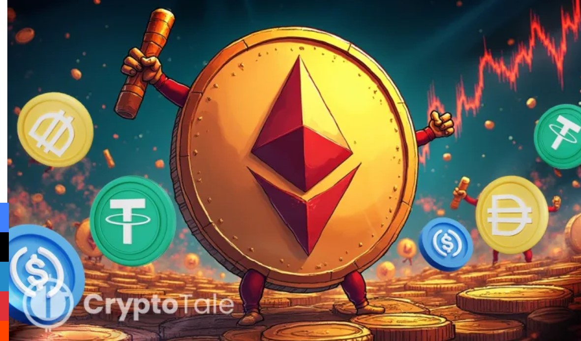 Ether Leads Stablecoin Supply With $1.1B Growth in 24 Hours