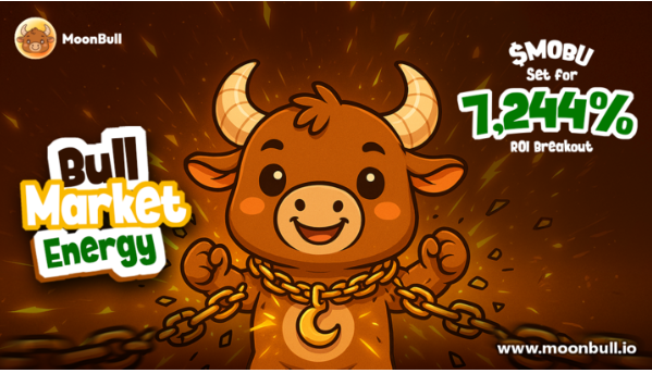 While BTC Loses Its Grip 7.7% and SOL Misses a Step, MoonBull's Best Crypto Presale Soars Past $600K