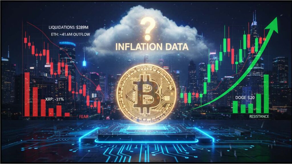 Crypto Market Weakens Ahead of Inflation Data: Bitcoin Under $92K, Altcoins Retreat