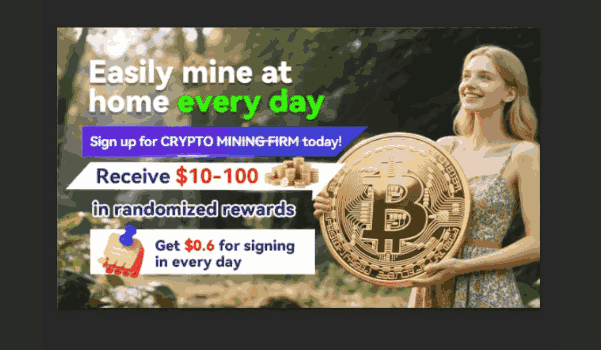 Mine BTC, XRP, DOGE, and more with just a mobile phone: cryptominingfirm users can earn a stable $150 per day.