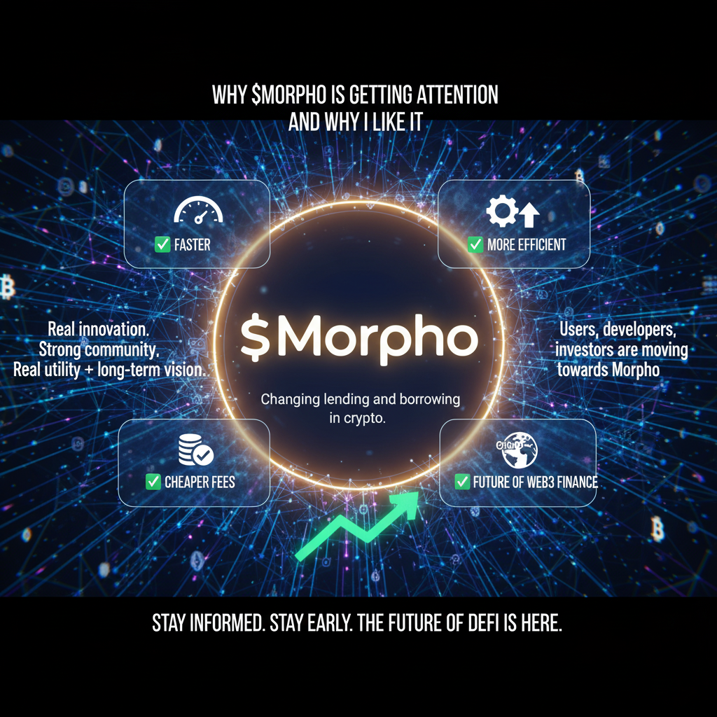 Smart Investors Are Watching $Morpho — Here's Why ?