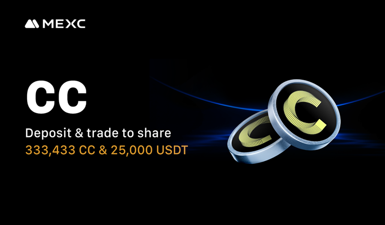 MEXC Lists Canton Network (CC) With Zero-Fee Trading and 333,433 CC & 25,000 USDT Airdrop+ Rewards