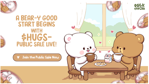 60% APY + NFTs + Emotion: How Milk Mocha’s $HUGS Is Leading 2025’s Meme Coin Market