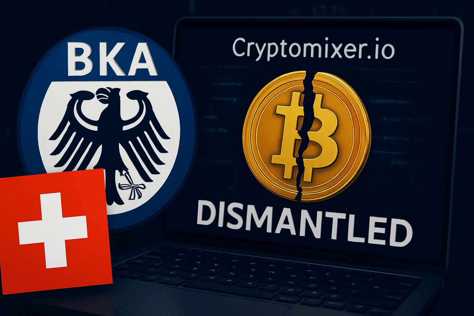 Swiss and German Authorities Dismantle Billion-Euro Bitcoin Mixing Platform Cryptomixer.io