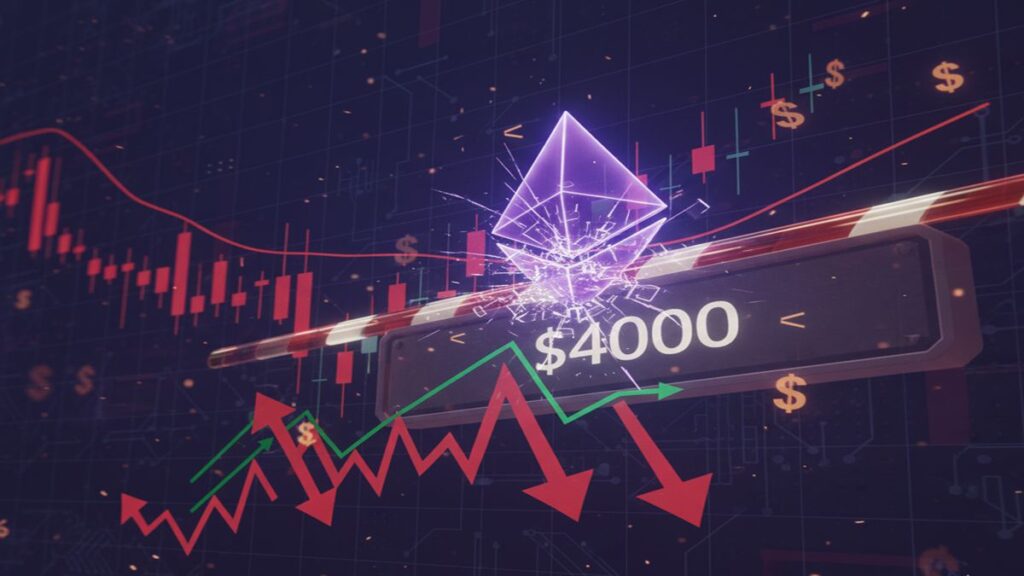 Frustration Mounts as Ethereum Stumbles Once More Below $4K
