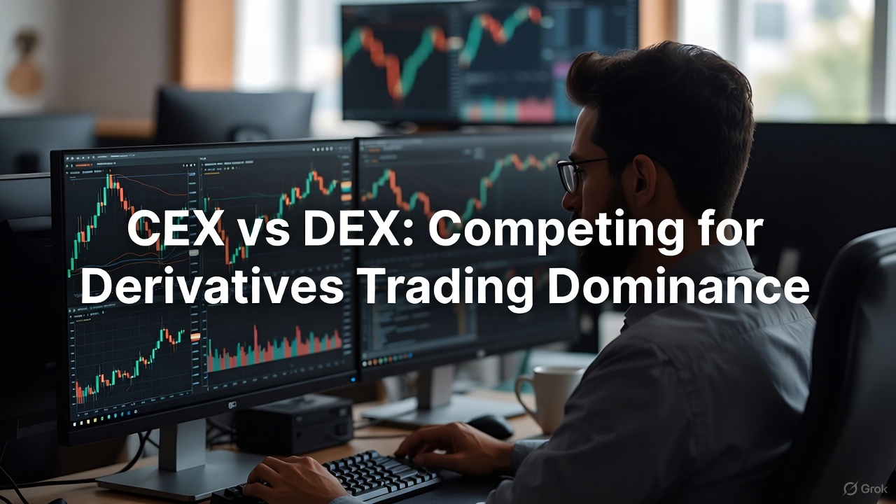 How CEXs and DEXs Compete for Global Dominance in Derivatives Trading