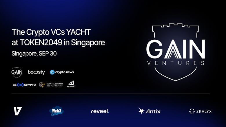 Ga^3in Ventures Hosts Exclusive Crypto VCs Yacht Experience at TOKEN2049 Singapore