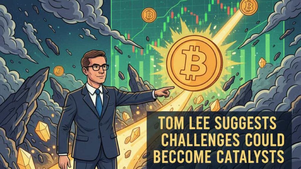 Bitcoin Outlook: Tom Lee Suggests Challenges Could Become Catalysts