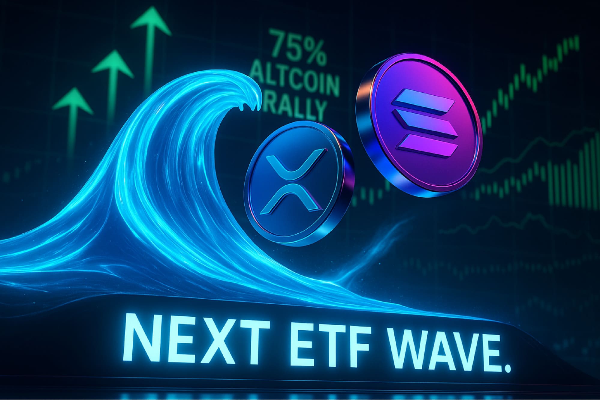 XRP and Solana Surge 6% — Analysts Say the Next ETF Wave Could Trigger a 75% Altcoin Rally
