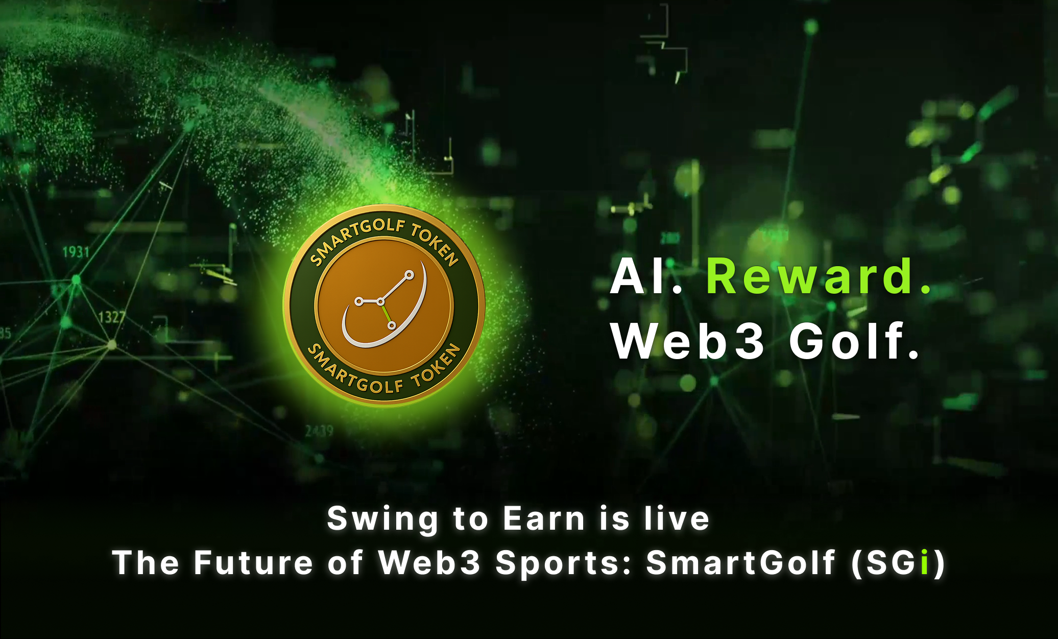 SmartGolf (SGi) Featured on CoinMarketCap and Reuters: The World’s First Swing-to-Earn Project