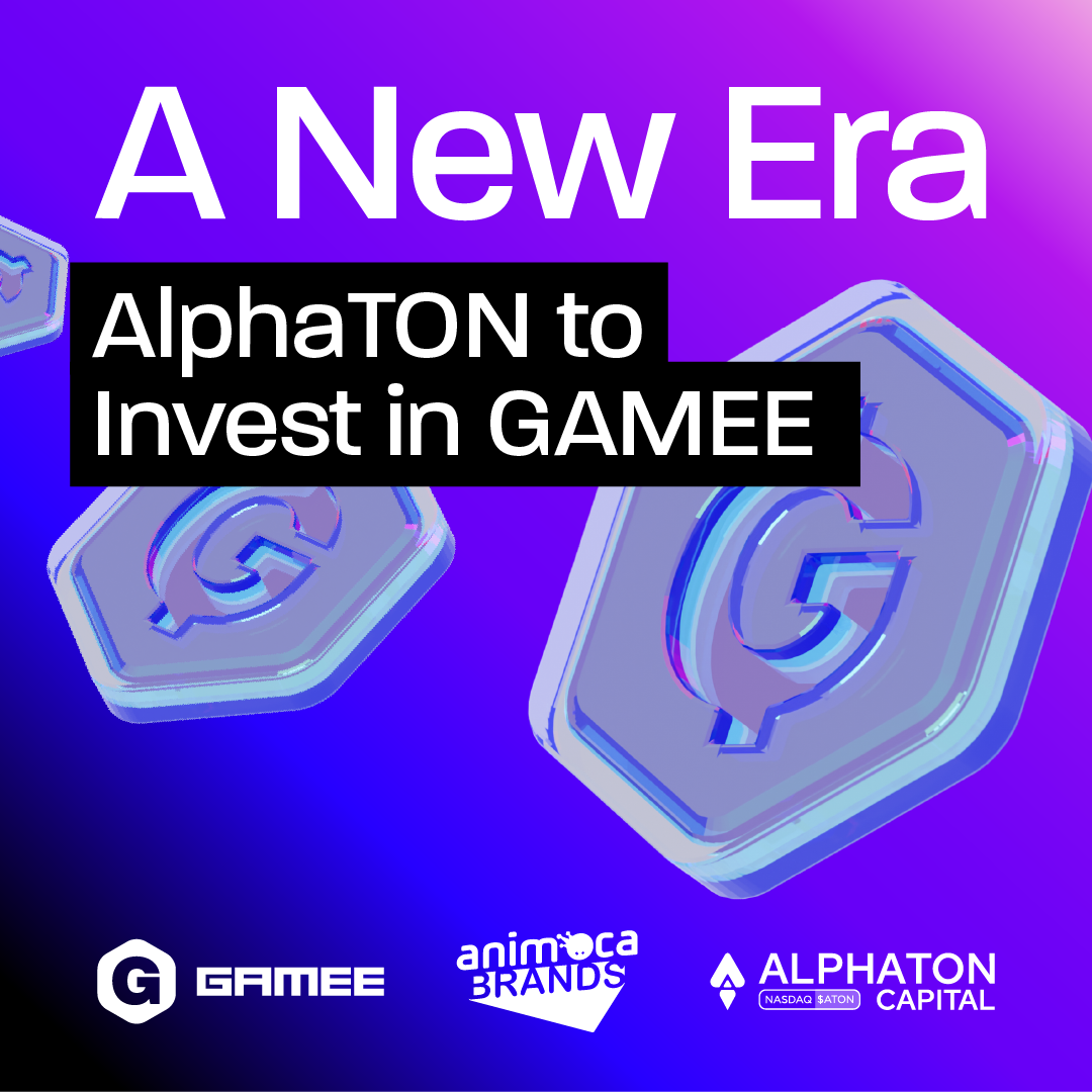 GAMEE Set to Become First Nasdaq-Listed Web3 Gaming Company Following Strategic Agreement with AlphaTON Capital