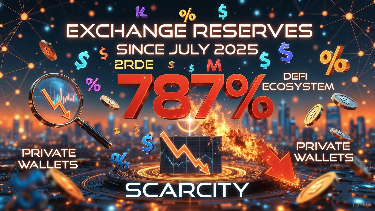 Quasacoin (QUA): 787% Crash in Exchange Reserves in Just 5 Months — The Ultimate Supply Crunch