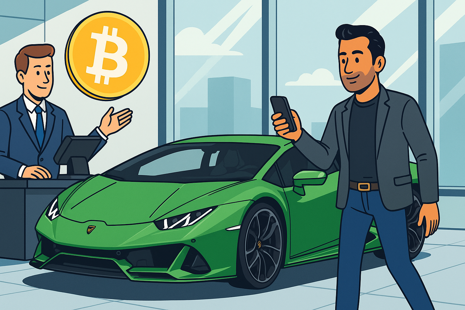 Revolutionary Crypto Payments Hit Lamborghini Dealerships Through Lyzi Partnership