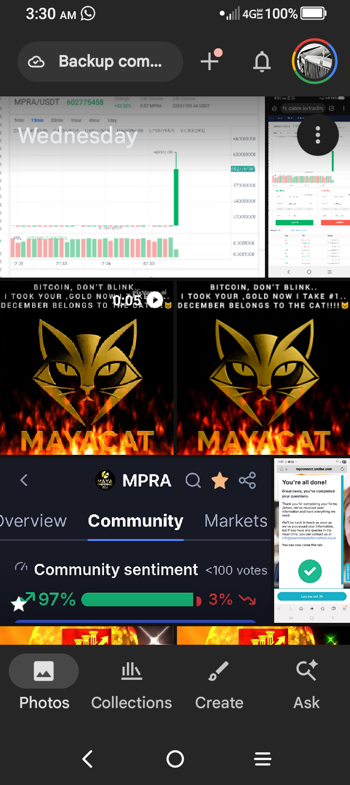 UK FINANCIAL LTD BOD TO VOTE TODAY ON DEC 8TH BEING DATE OF RECORD, MCAT MUST BE IN MAYAPRO