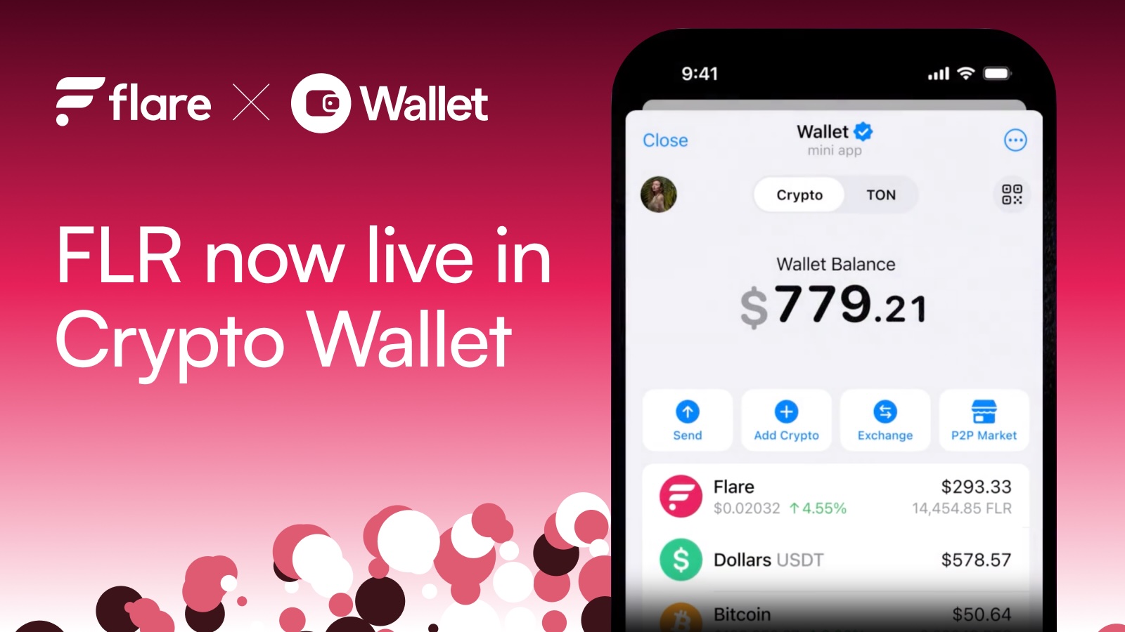 Flare partners with TOP Wallet on the FLR Launch Campaign