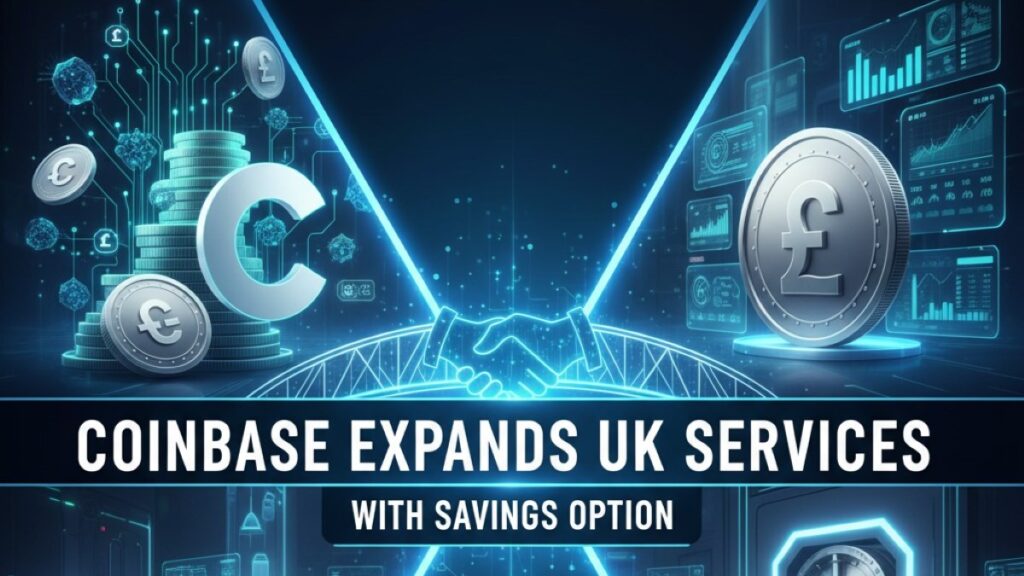 Coinbase Expands UK Services With New Crypto Savings Option