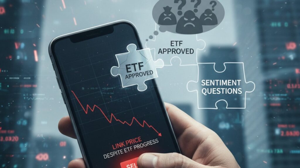 LINK Holders Keep Selling Despite ETF Progress, Raising Questions on Sentiment