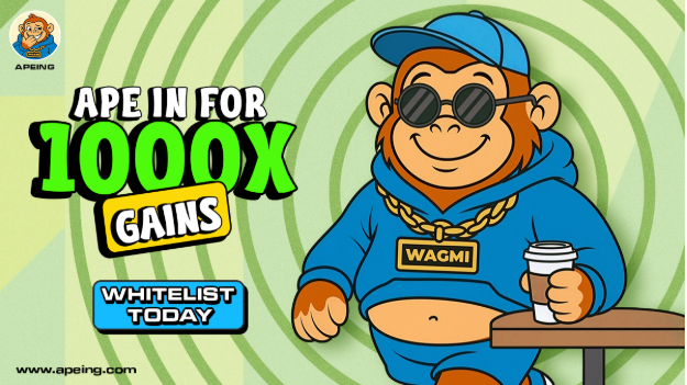 Next 10,000% Crypto Win? BTC Roars, Solana and XRP ETFs Pump, but Apeing’s Whitelist Makes It the Best Upcoming Crypto Presale