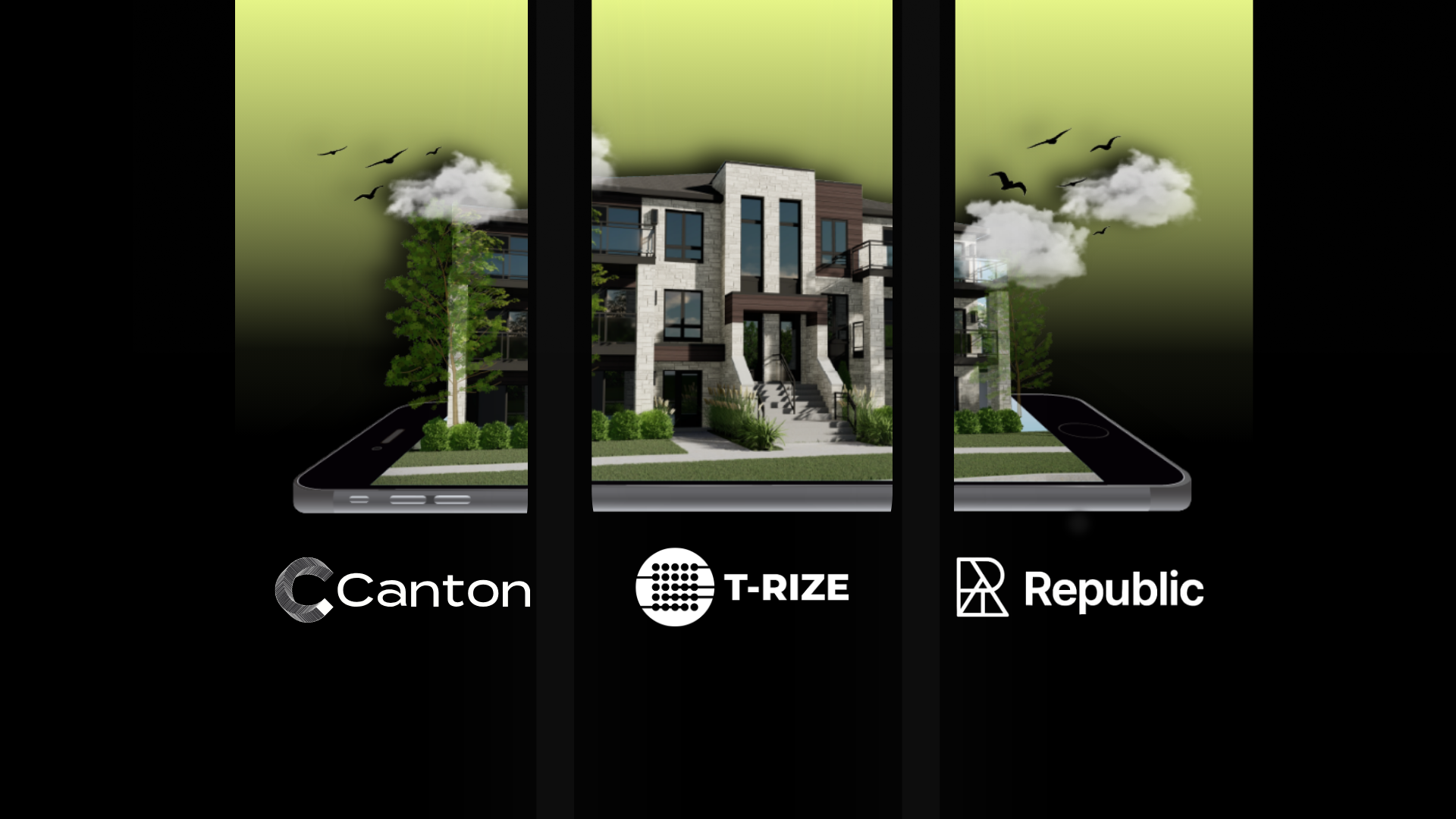 T-RIZE Strategically Collaborates with Republic and Canton to Launch the First New Construction Real Estate Equity Tokenization Deal on Cant...