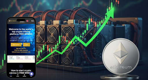 Ethereum prices are expected to rise further, and Find Mining has become the best way for holders to earn daily passive income.