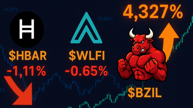 HBAR and WLFI Shift While BullZilla Presale Targets 4,327% ROI - Is it the Next 100x Crypto?
