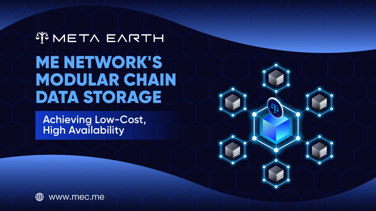 ME Network’s Modular Chain Data Storage: Achieving Low-Cost, High Availability