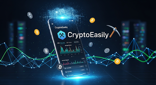 CryptoEasily Launches Revolutionary Mobile Cryptocurrency Mining App, Unlocking Passive Income from Cryptocurrency Mining