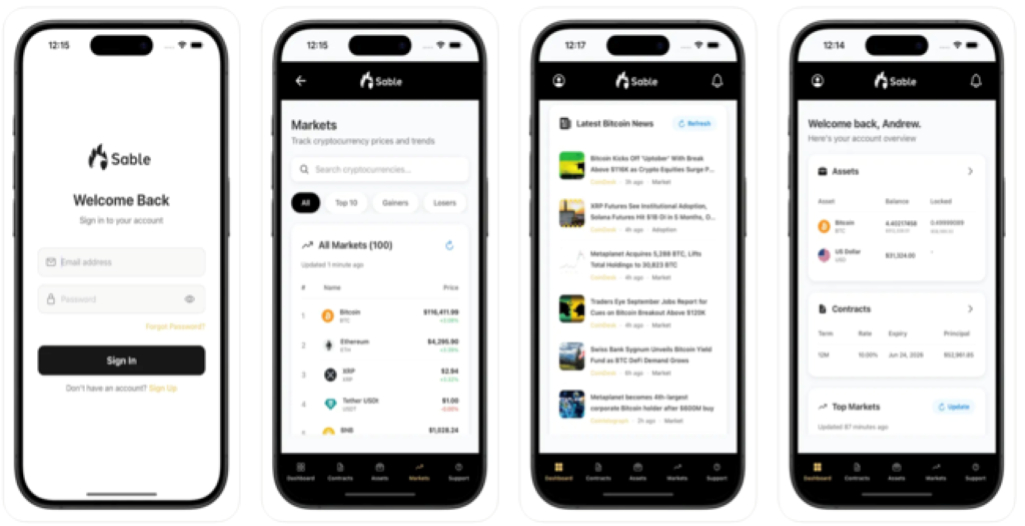 Sable Venture Capital Inc. Launches AI-Powered Bitcoin Wealth App for iOS