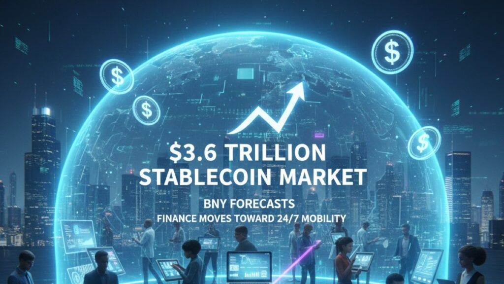 BNY Forecasts $3.6T Stablecoin Market as Finance Goes 24/7