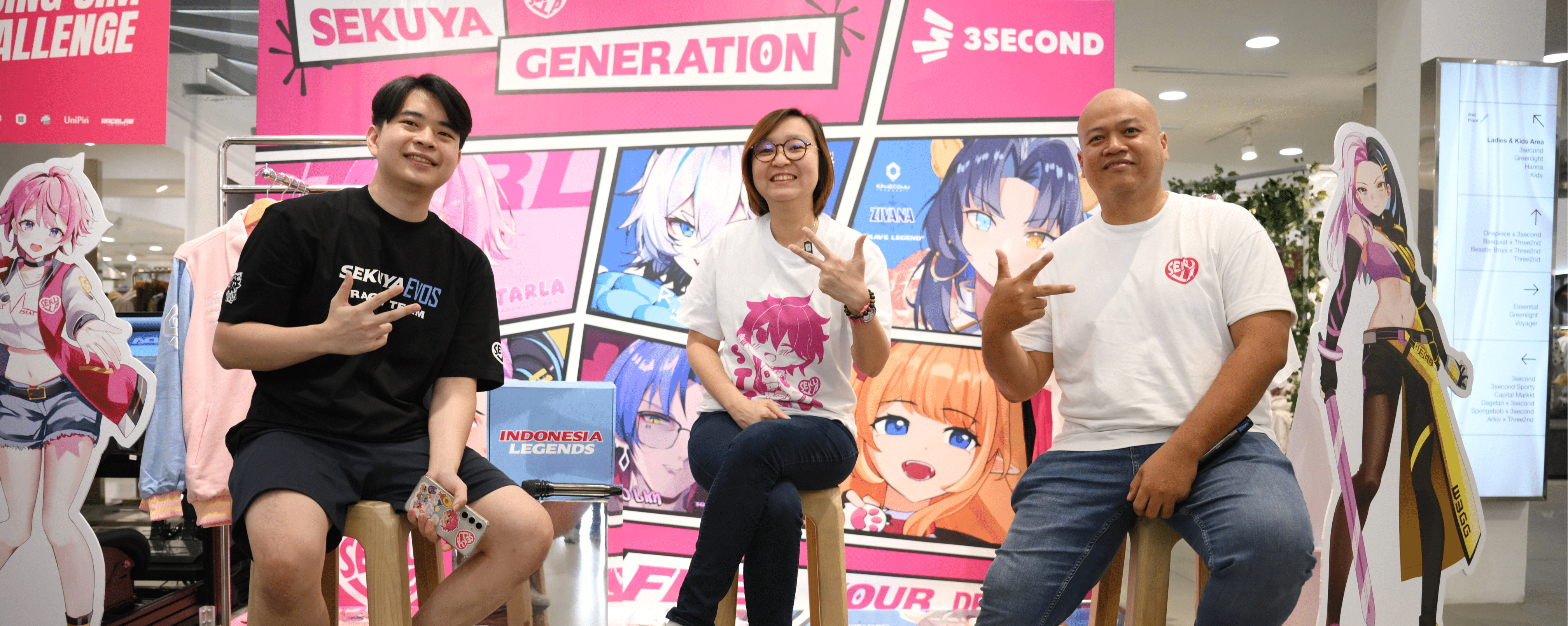Sekuya and 3Second Officially Launch The “Anime Gaming Street” Collection