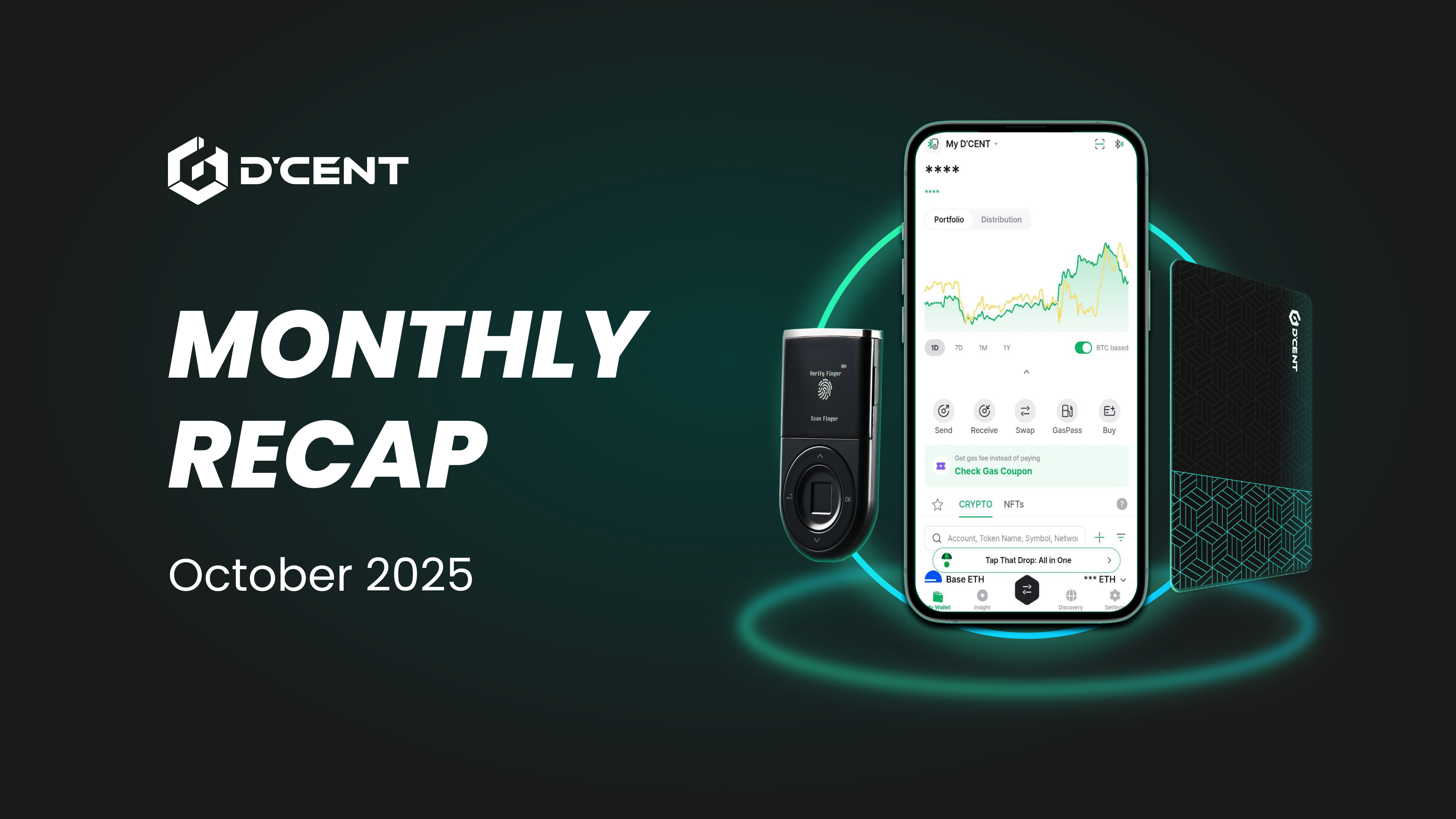 D'CENT Wallet September Recap