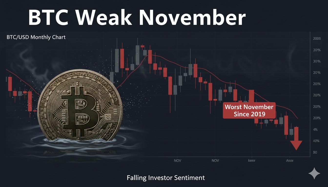 Bitcoin November Collapse: Worst Since 2019 Shakes Crypto Market