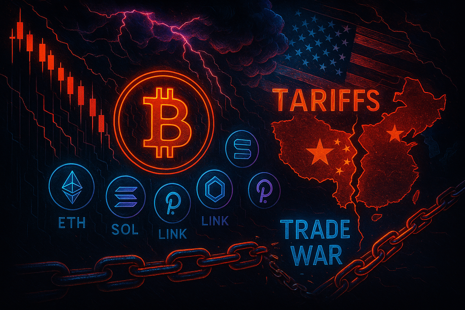 Crypto Markets Slide as Tariffs Rattle Investors — But Long-Term Opportunity May Be Emerging