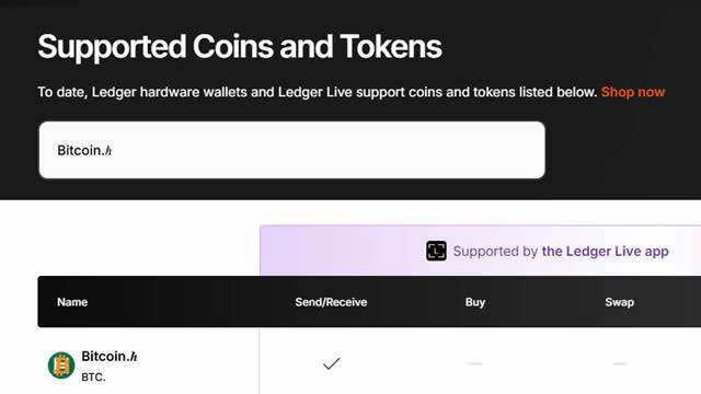 Bitcoin.ℏ (BTC.ℏ) Secures Ledger Live Integration, A Major Milestone for Security and Adoption