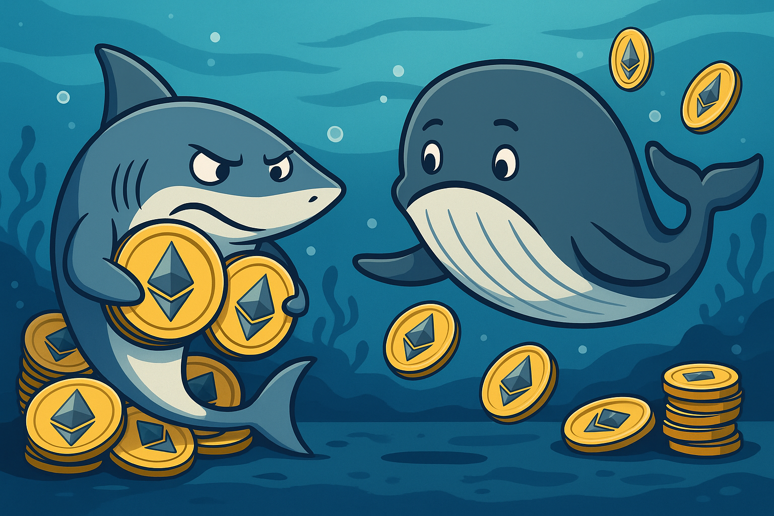 ETH Whales Scoop Up 934K Tokens in 3 Weeks as Retail Sells — What This Divergence Signals for Ethereum’s Next Move