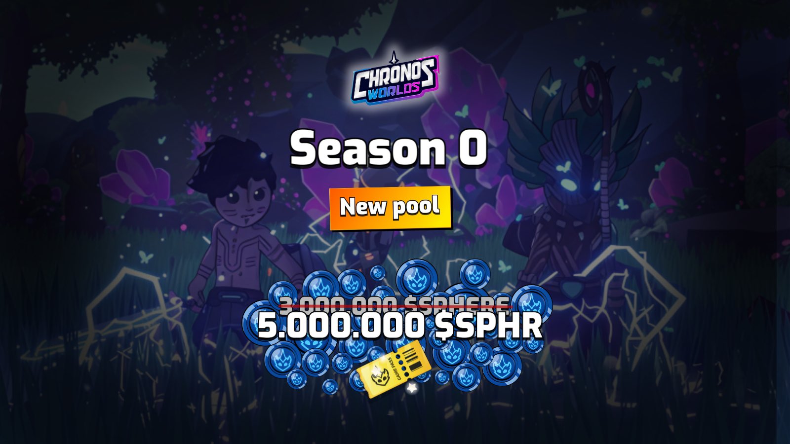 ChronosWorlds Season 0 Opens To All Players With 4 Million $SPHR In Rewards