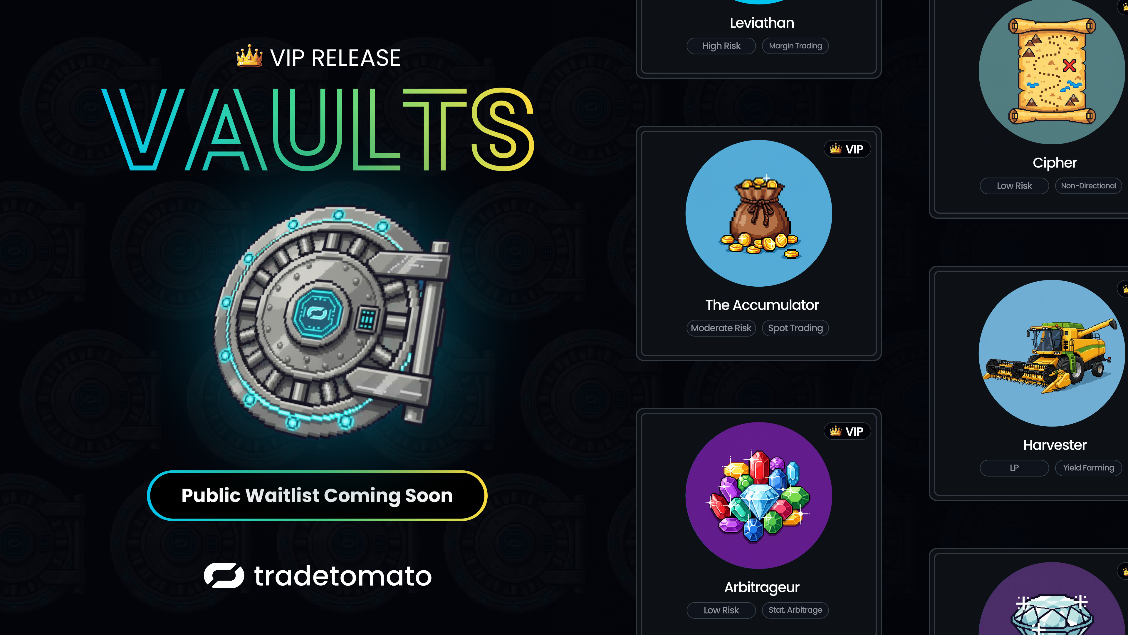 Tradetomato Vaults: Full On-Chain Automation