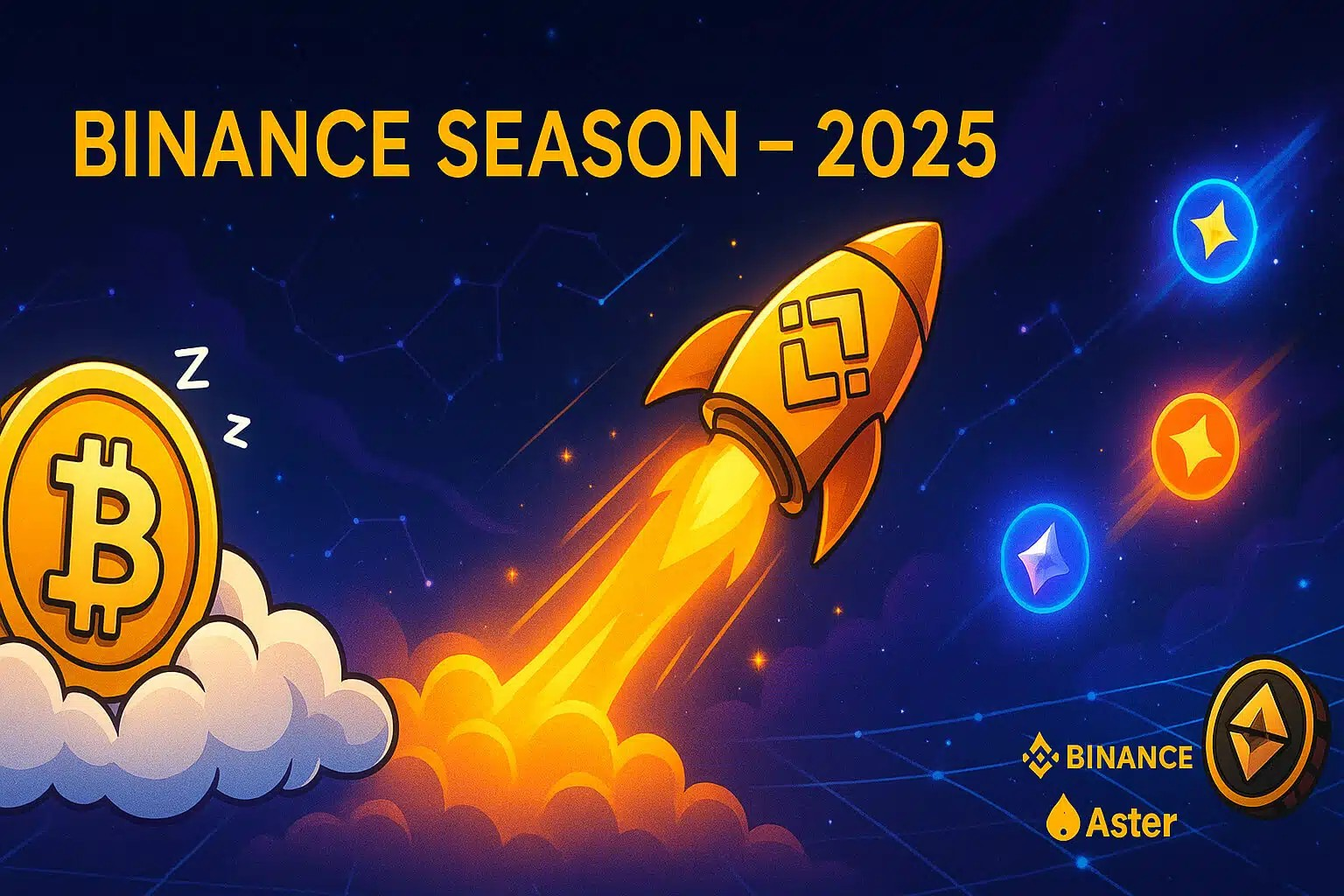 Binance Season Takes Over: BNB Soars, Aster Shines, and Crypto Giants Snooze