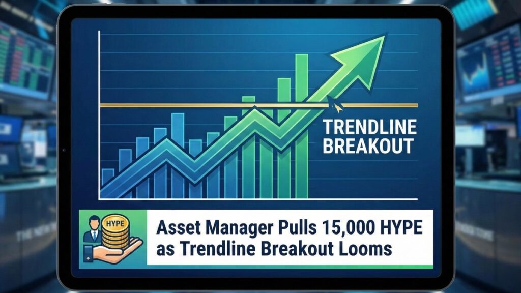 Asset Manager Pulls 15,000 HYPE as Trendline Breakout Looms