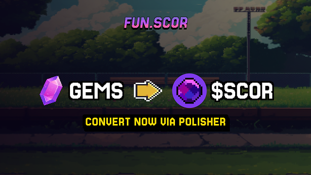 SCOR Announces Gem Polisher Transforming In-Game points into Real Value