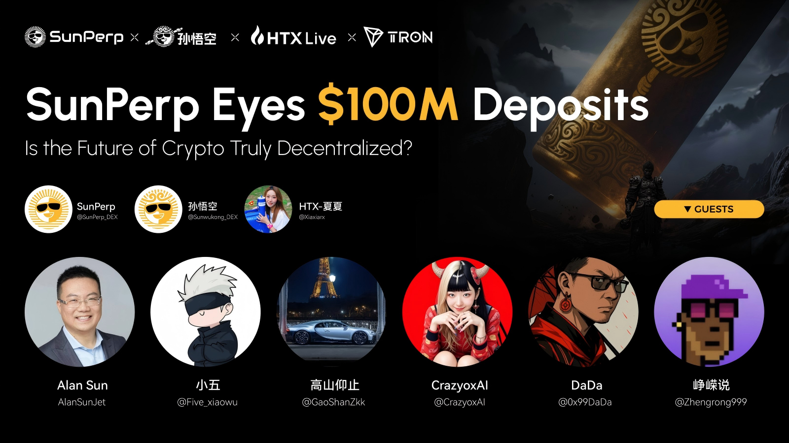 SunPerp DEX Surpasses $100M in Total Value Locked, Redefines the Future of Decentralized Trading (5 Nov)