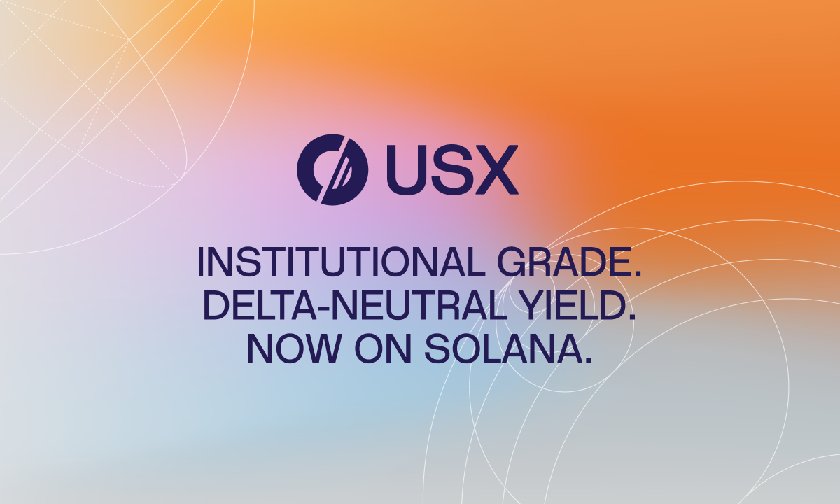 Solstice Finance Officially Launches USX, A Solana-Native Stablecoin With $160M Deposited TVL (30 Sep)