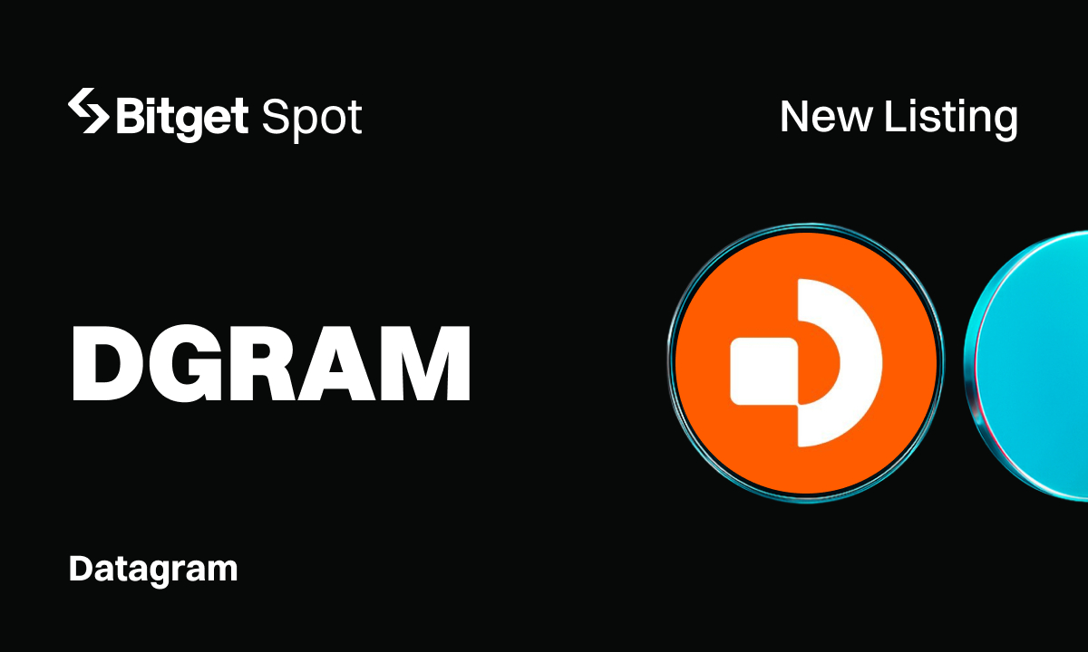 Bitget Lists Datagram (DGRAM) for Spot Trading (18 Nov)
