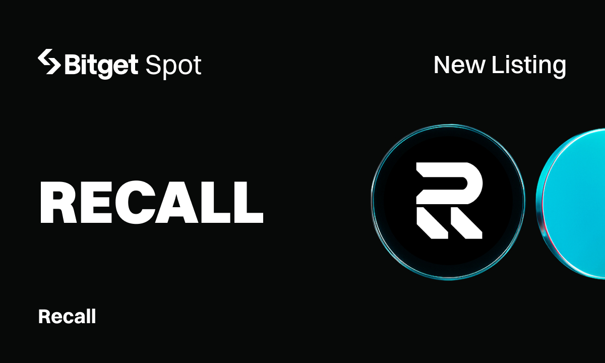 Bitget Lists Recall (RECALL) for Spot Trading with over 490K in Token Rewards (16 Oct)