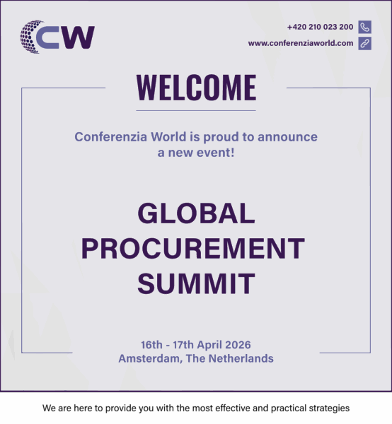 Global Procurement Summit to Drive Future of Strategic Sourcing and Supply Chain Resilience in Amsterdam