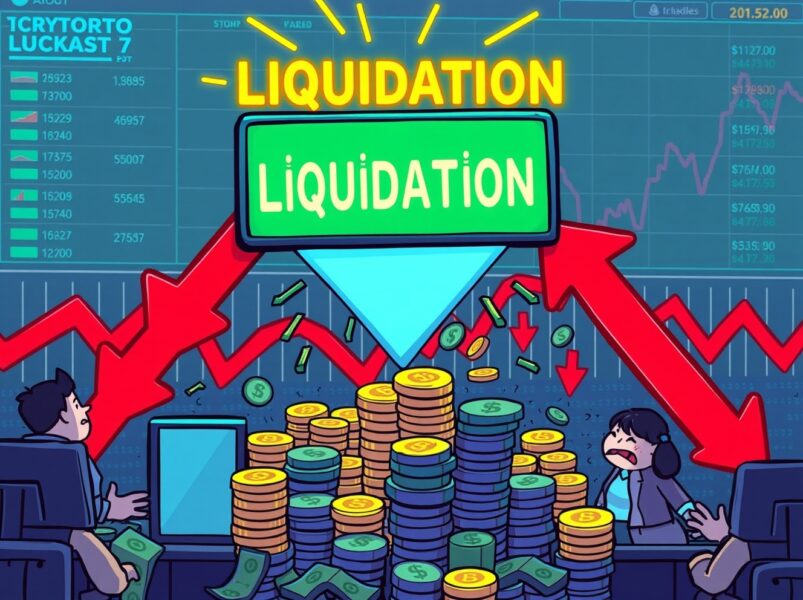 Massive Crypto Futures Liquidation: Over $346 Million Wiped Out in an Hour