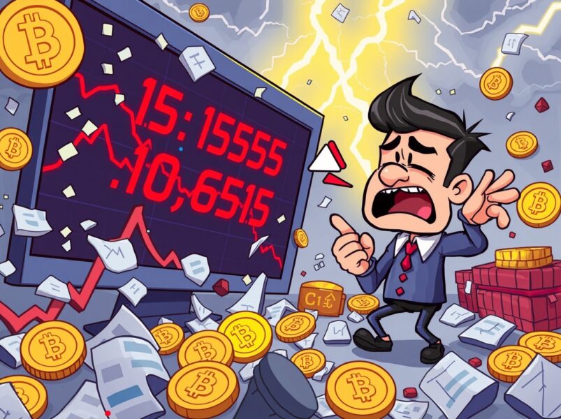 Dramatic Crypto Futures Liquidation: $208 Million Vanishes in Just One Hour