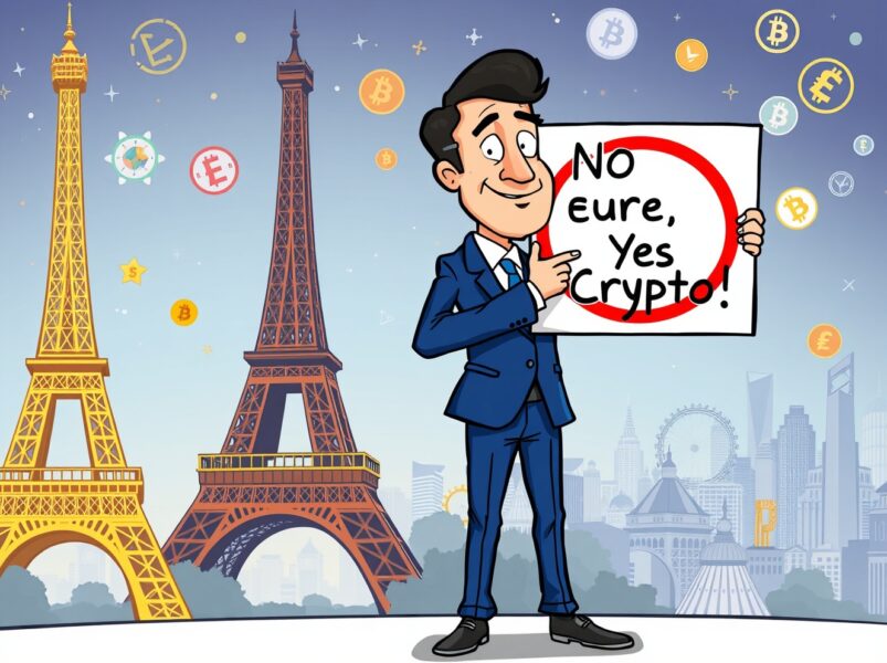 Crucial Digital Euro Ban Proposed by French Lawmaker, Championing Crypto