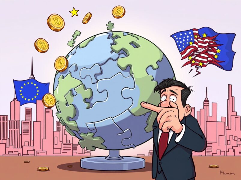 Critical Warning: Macron Fears Lax U.S. Crypto Regulations Risk Global Financial Meltdown